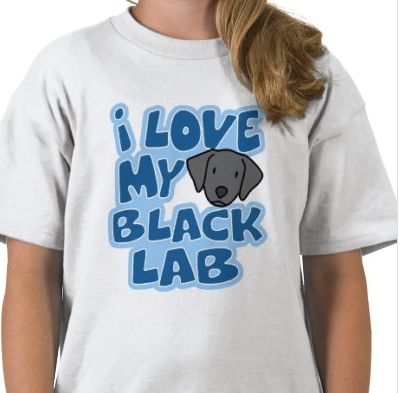 I Love My Black Lab T-Shirt from Zazzle.com_1249809298857